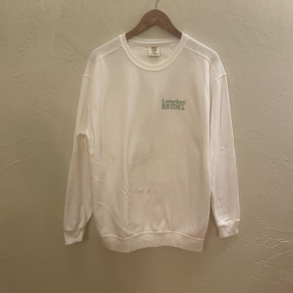 Comfort Colors Loverboy Bride Wedding Sweatshirt